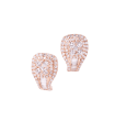Diamond Earrings in Rose Gold - King Cobra